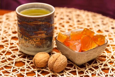 Candied pumpkin Stock Photos