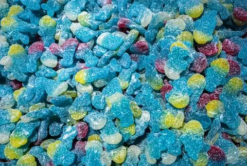 Candies background Stock Photos