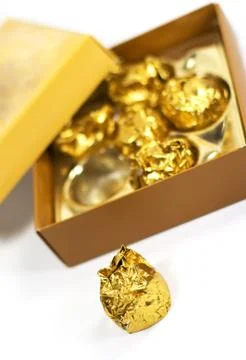 Candies in box Stock Photos