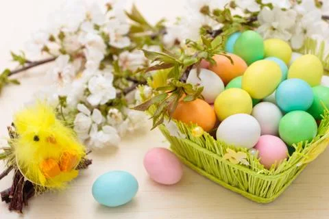 Candies for Easter day. Stock Photos