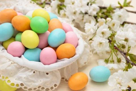 Candies for Easter day. Stock Photos