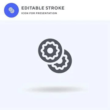 Candies icon vector, filled flat sign, solid pictogram isolated on white, logo Stockillustratie