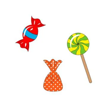 Candies Illustrazione stock