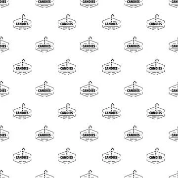 Candies pattern seamless Stock Illustration