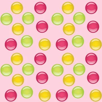 Candies seamless background Stock Illustration