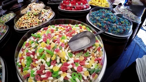 Candies sweets and more !!! Stock Footage 83879052