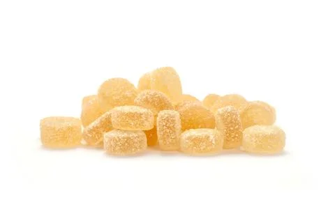 Candies on white background Stock Photos