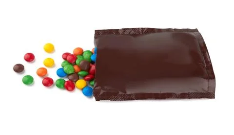 Candies on white Stock Photos
