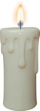 Candle 3d Stock Illustration