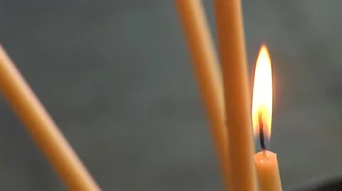 Candle 4 Stock Footage