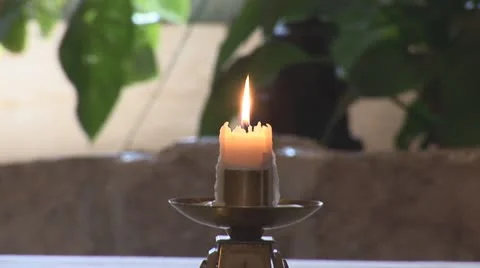 Candle 5 Stock Footage 8911700