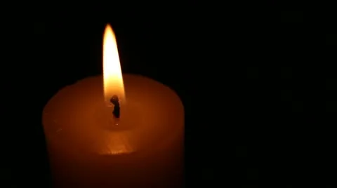 Candle agitated Stock Footage 12354995