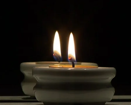 Candle and Mirror Stock Footage 63094