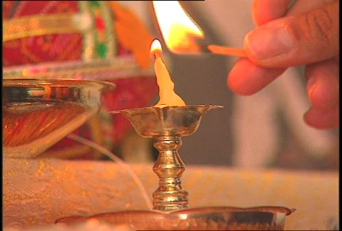 Candle and Sun Stock Footage 356564