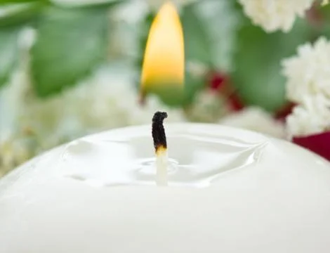 Candle background Stock Photos