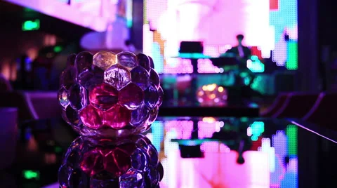 Candle in the bar Stock Footage 39934165