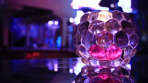 Candle in the bar Stock Footage 39934457
