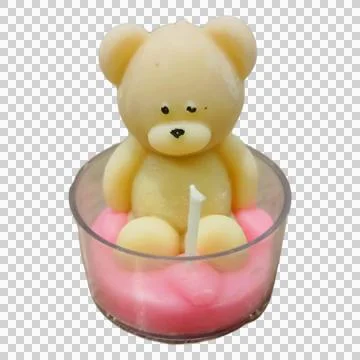 Candle bear Stock Illustration