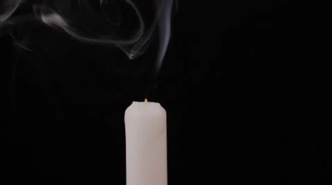 Candle being blown out Video stock 37977686