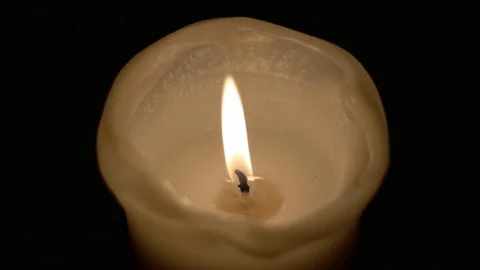 Candle being blown out Stock Footage 82831809