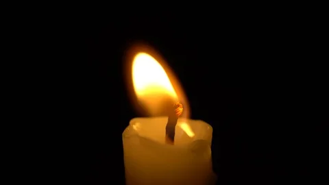 Candle Being Extinguished, Macro Stock Footage 93320909