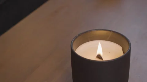 Candle Being Lit 4K Stock Footage 243396205