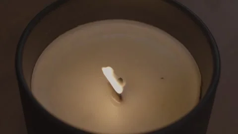 Candle Being Lit Close 4K Stock Footage 243396198