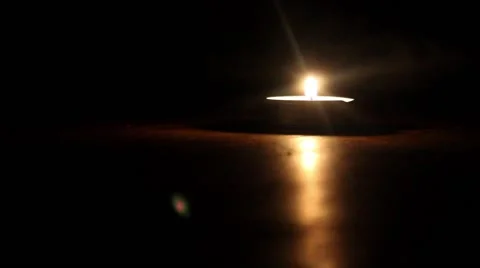 Candle being lit with a match Stock Footage 40954346