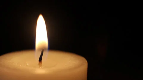 A candle being turned off... Stock Footage 36774480