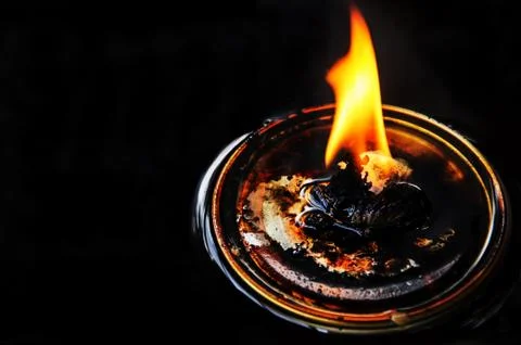 Candle blaze fire Stock Photos