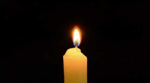 Candle blow out Stock Footage 12282649
