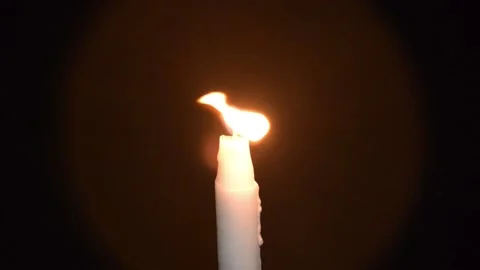 Candle Blowing Stock Footage 153212983