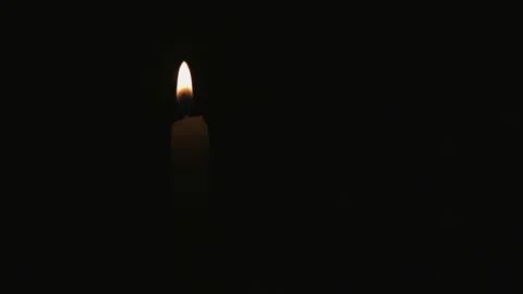 Candle blown off Stock Footage 99702697