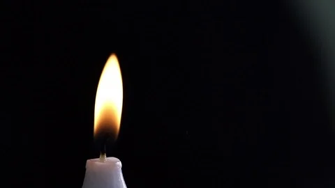 Candle blown out. Stock Footage 106488429