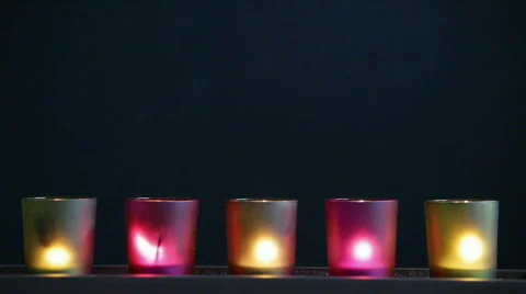 Candle blowout Vídeos de archivo 709122