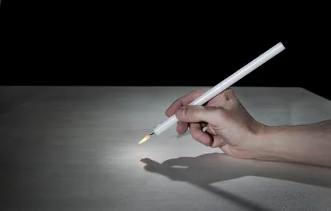 Candle-brush. Stock Photos