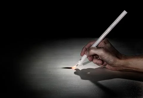 Candle-brush. Stock Photos