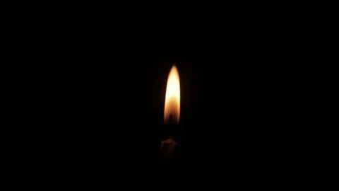 Candle burning for 45 sec. Stock Footage 116192942