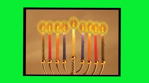 The candle is burning cartoon video Video stock 323724931