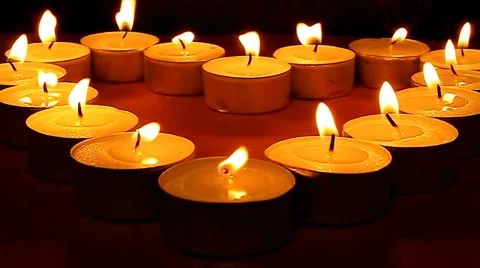 Candle burning Stock Footage 961652