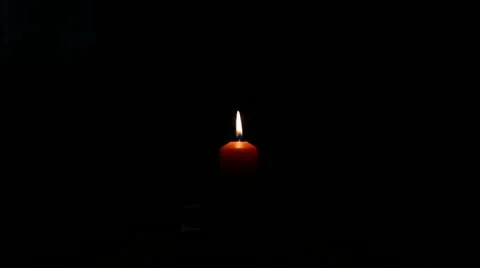 Candle Burning Stock Footage 22060357