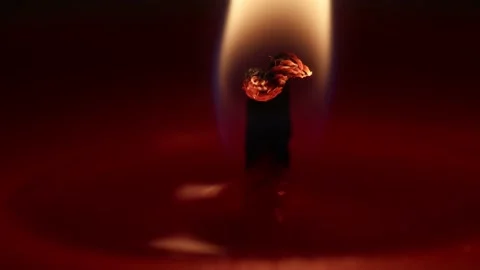 A candle is burning Stock-Footage 165806584