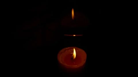 A candle is burning Video stock 314394401