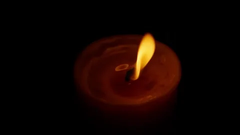 A candle is burning Stock Footage 314394420