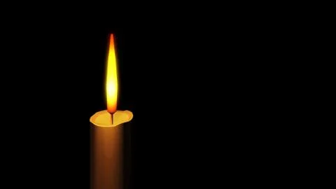 Candle, candle light composition different rituals. 3d illustration Stock Illustration