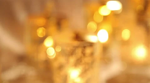 Candle carousel close-up. Input &amp; Output 動画素材 46440167