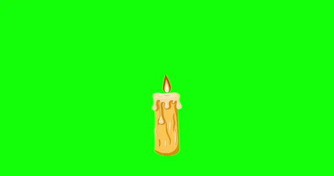 Candle cartoon 4K Stock Footage 103035193