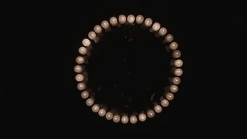 Candle Circle Extinguish 30sec Stock Footage 79470689