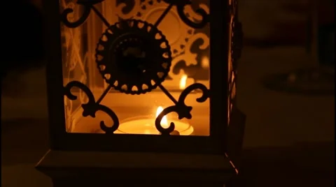 Candle close up Video stock 48544131