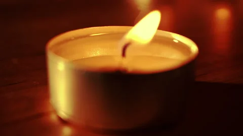 Candle closeup Stock Footage 46081916